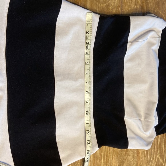 Ralph Lauren LAUREN dress black and white size 0 (fits like a 2 or 4 ) .Lining - Picture 4 of 7